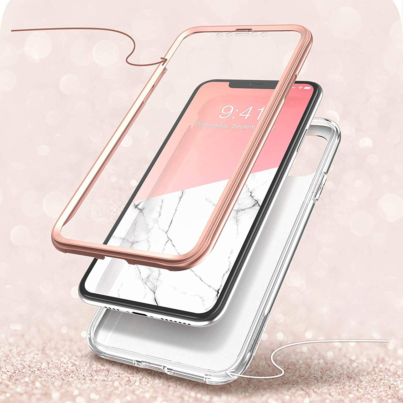 Kobiece etui pancerne Supcase i-Blason Cosmo do iPhone 11